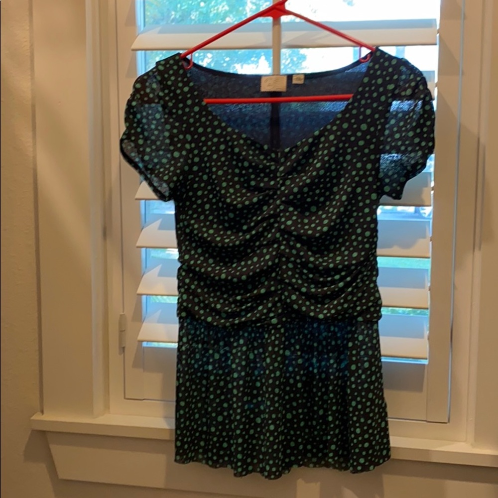 Polka dot top
